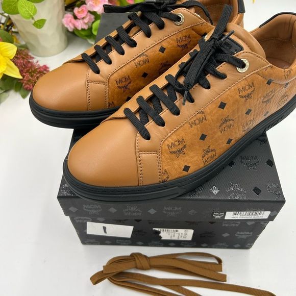MCM Tan Leather Sneakers - Picture 9 of 9